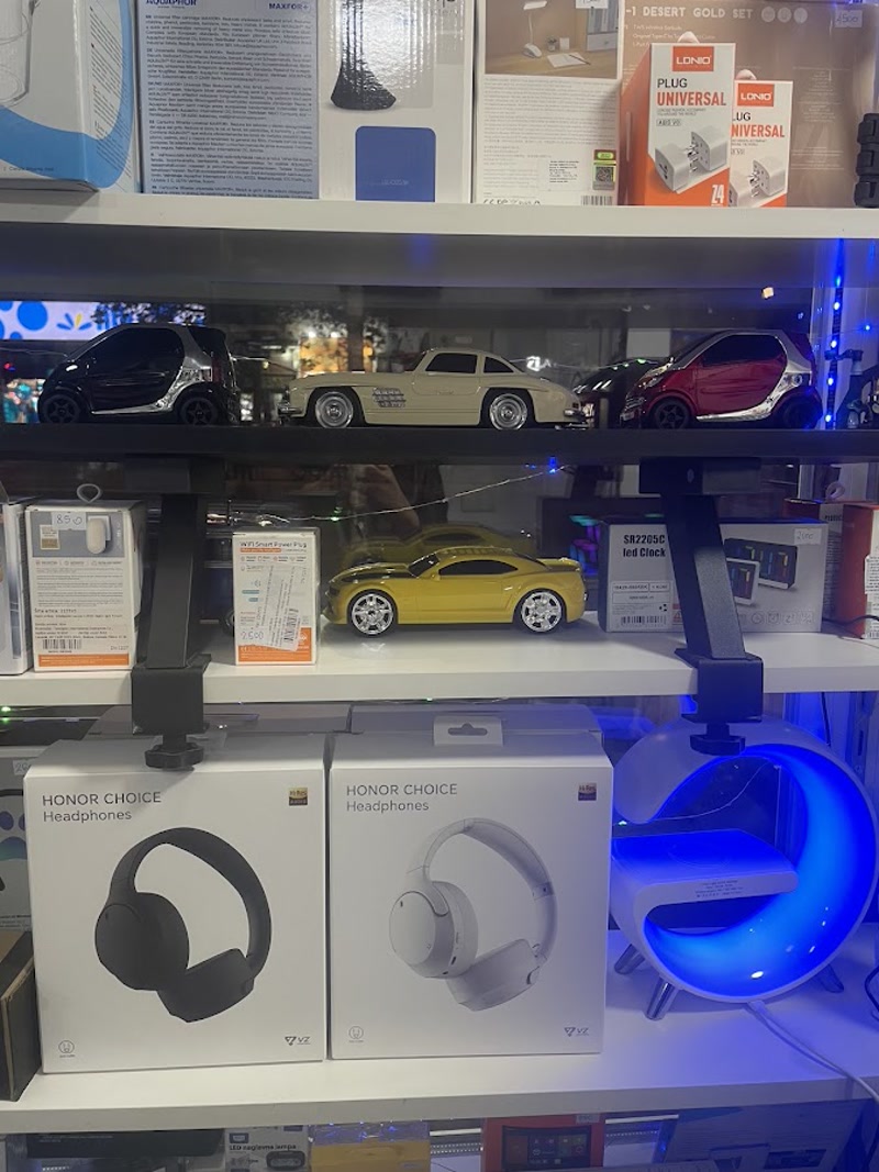 Observed shelf with water filter and small household devices